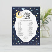 月象の上で赤ん坊の動物のゲームに一致 招待状 (スタンド正面)