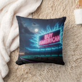 月買付きアメリカのネオン看板 クッション (ブランケット)