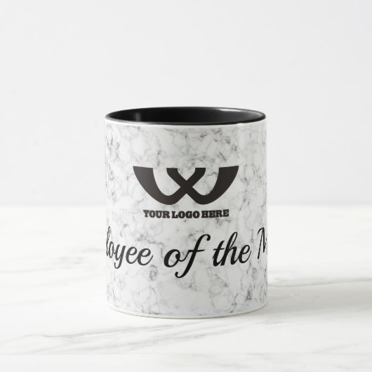 月賞のマグのフェイクな大理石の従業員 マグカップ (中央)