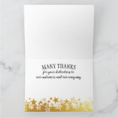 月賞カードのフェイクな金ゴールドの従業員 カード (内部)