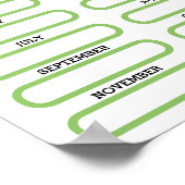 月賞ポスターの出演者トップ ポスター (角)