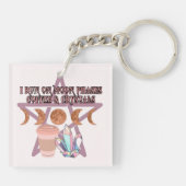 月走相、コーヒー、クリスタルについて キーホルダー (裏面)