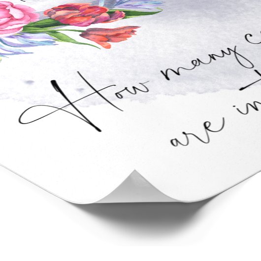 月越えキャンディーの数を推測 ポスター (角)