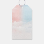 月越しジェンダーの明け方のメッセージカード ギフトタグ (裏面)