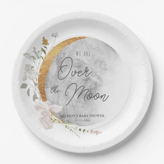 月越しフローラボー男女兼用ホ ペーパープレート (正面)