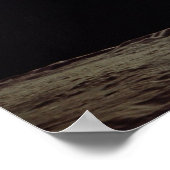 月軌道からの地球の上昇（アポロ15） ポスター (角)