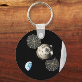 月軌道のNASAオリオン キーホルダー (正面)