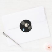 月軌道のNASAオリオン ラウンドシール (封筒)