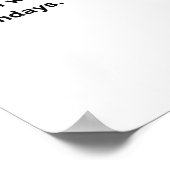 月退職した日に幸せであるおもしろい人 ポスター (角)