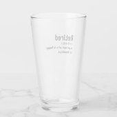 月退職した曜日に幸せな人おもしろい タンブラーグラス (裏面)