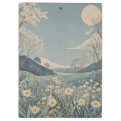 月野パーソナライズされた クリップボード (裏面)