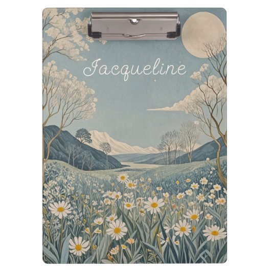 月野パーソナライズされた クリップボード (正面)