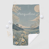 月野パーソナライズされた ゴルフタオル (インサイチュ)