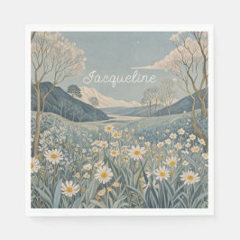 月野パーソナライズされた スタンダードランチョンナプキン