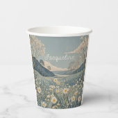 月野パーソナライズされた 紙コップ (裏面)