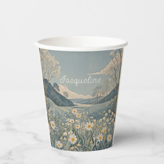月野パーソナライズされた 紙コップ (正面)