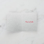 月霜の降りたのクレーターの木と雪 カード (内部)