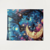 月静かの下で叫ぶ タペストリー (正面(横))