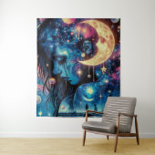 月静かの下で叫ぶ タペストリー (インサイチュ)