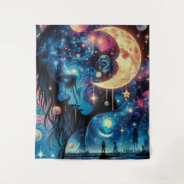 月静かの下で叫ぶ タペストリー