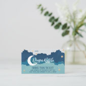 月面おむつラッフルカードの上 – 青 エンクロージャーカード (スタンド正面)