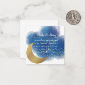 月面おむつラッフル ノートカード (正面/裏面インサイチュ)