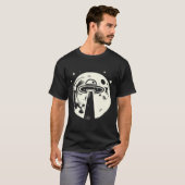 月面でのエイリアンとの遭遇 Tシャツ (正面フル)