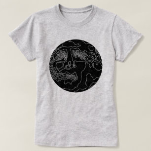 月面にいる人 Tシャツ