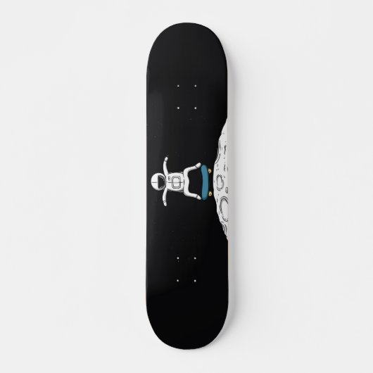 月面に搭乗する宇宙飛行士 スケートボード (正面)