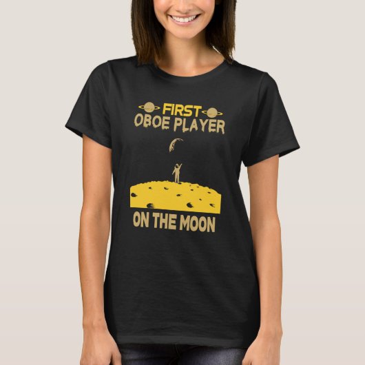 月面のオーボエ奏者 Tシャツ (正面)