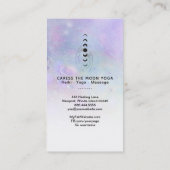 *~*月面のクレーター+癒しの手 名刺 (裏面)