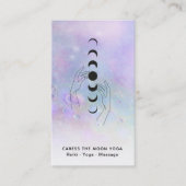 *～*月面のクレーター+癒しの手 名刺 (正面)