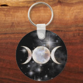 月面の三重 キーホルダー (正面)