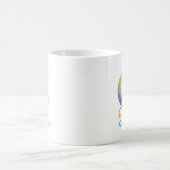 月面の宇宙飛行士マグカップ - 宇宙の魅力をキープ コーヒーマグカップ (中央)