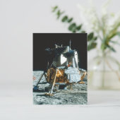 月面の月面モジュール ポストカード (スタンド正面)