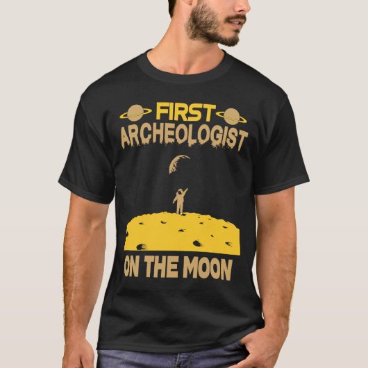 月面の考古学者 Tシャツ (正面)