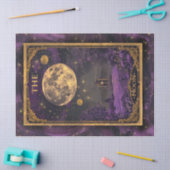 月面カード1 薄葉紙 (クラフト)