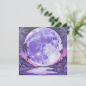 月面シール 招待状 (スタンド正面)