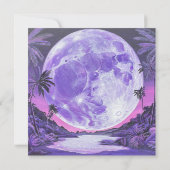 月面シール 招待状 (裏面)