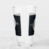 月面パーソナライズされた杯 タンブラーグラス (左)