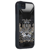 月面パーティーガーリーモノグラム Case-Mate iPhoneケース (裏面/右)