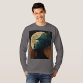 月面プロファイル写真 Tシャツ (正面フル)