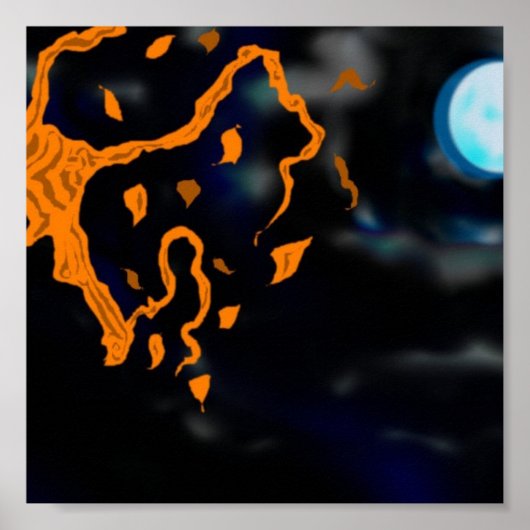 月面ポスター ポスター (正面)