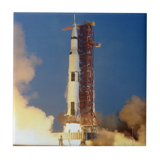 月面ミッション宇宙船地上ビュー タイル (正面)