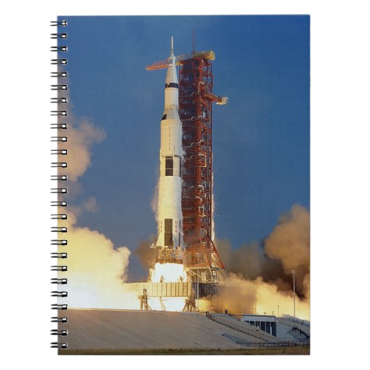 月面ミッション宇宙船地上視界ノートブック ノートブック (正面)