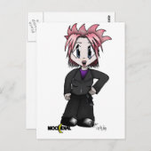 月面レベルのタトゥー ポストカード (正面/裏面)