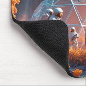 月面上の広々とした園芸 マウスパッド (コーナー)