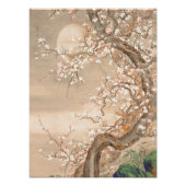 月面下の夢のような梅の木 フォトプリント            (正面)