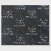 月面包み紙へ ラッピングペーパー (フラット)