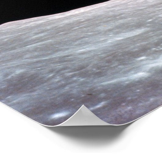 月面地球 ポスター (角)